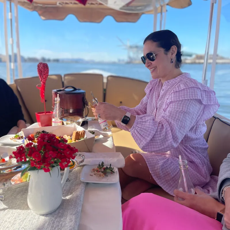 a man and a woman sitting at a table